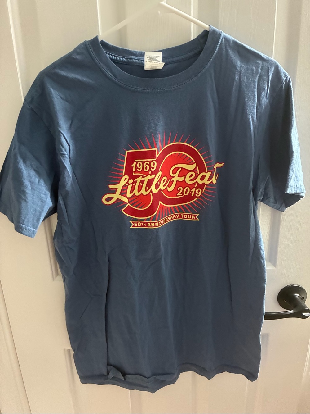 Little Feat 50th Anniversary  Graphic Tee - Blue Large